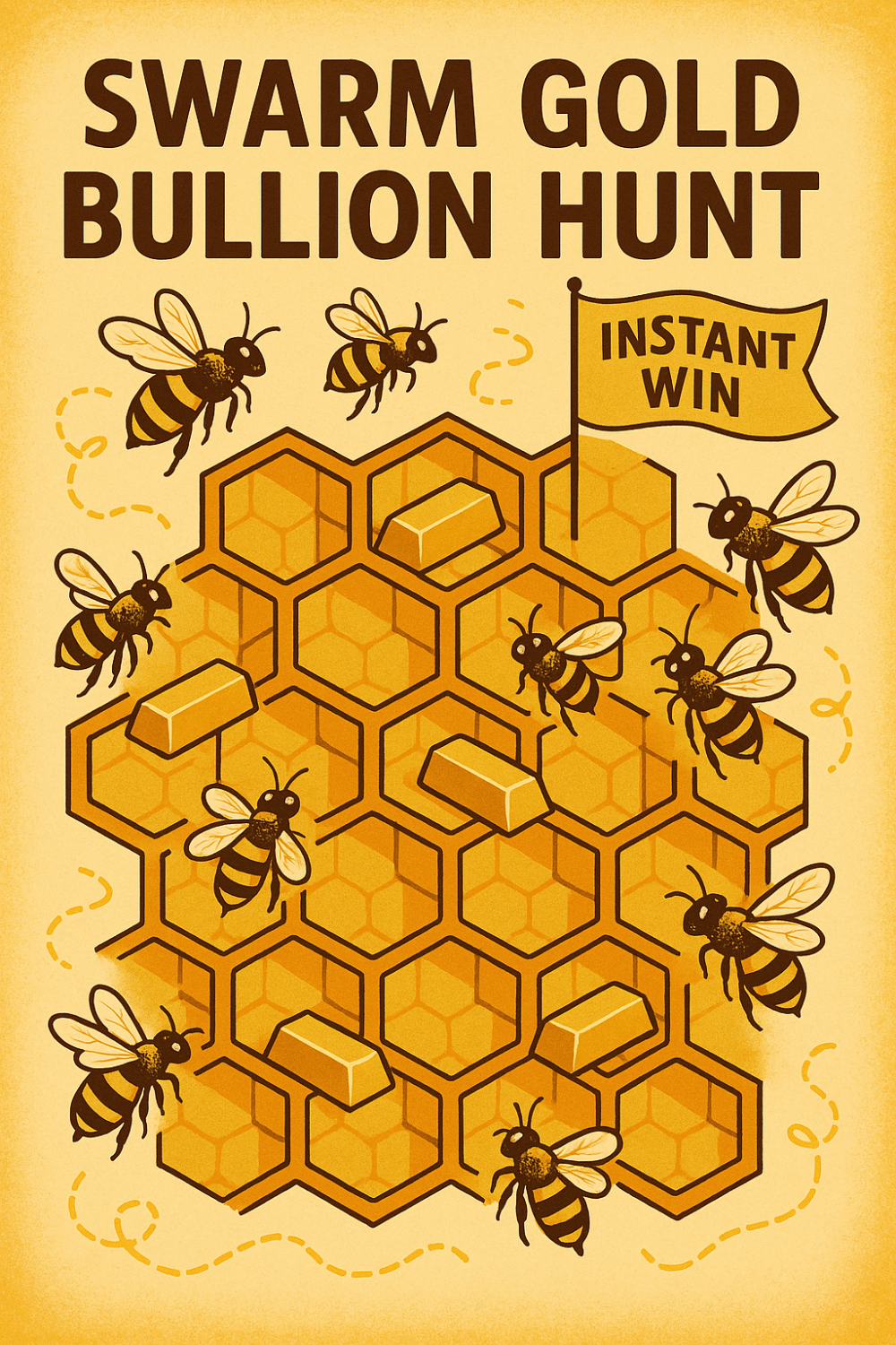Swarm Gold Bullion Hunt - 5 x 1g Gold Bar Instant Wins & £500 End Prize